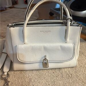 Marc Jacobs White Leather Handbag